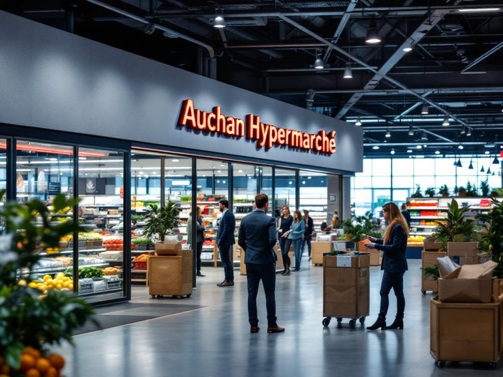 Auchan Hypermarché Versterkt Strategische Positie in Frans-Belgische Grensregio