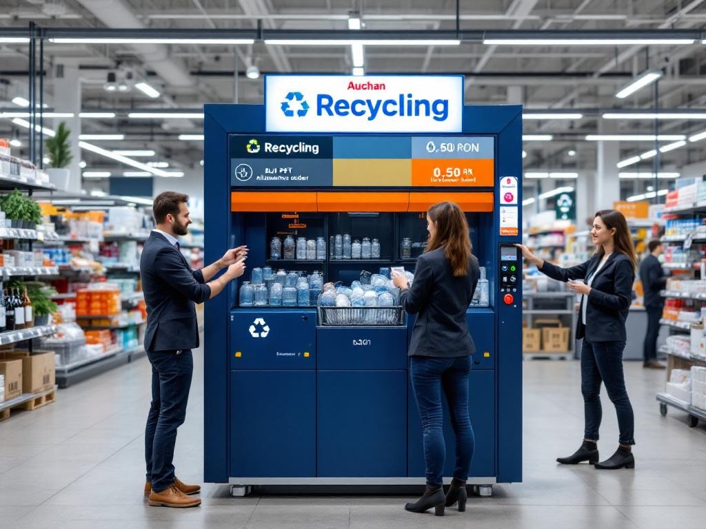 Auchan Romania Transforms Recycling with Innovative Bulk Collection System