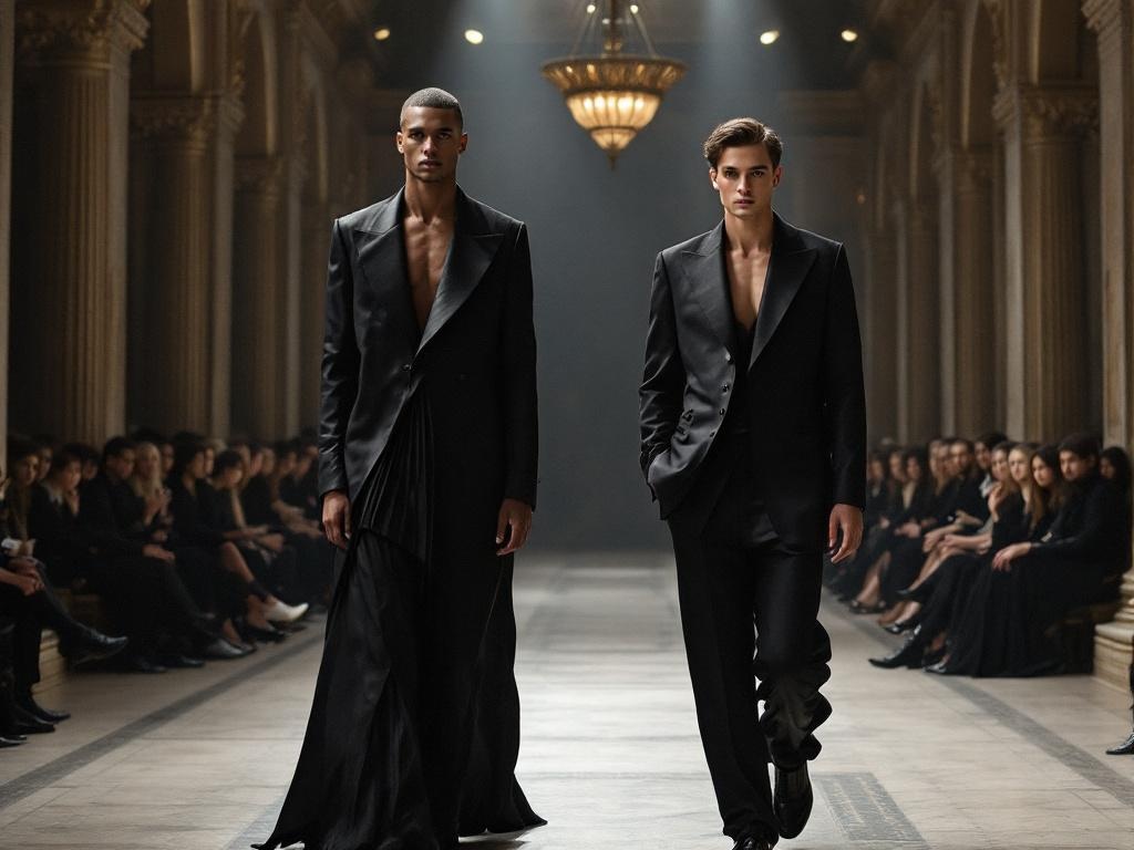 Rowen Rose Onthult Gelaagde Gendervrijheid in Debuut Herenmode